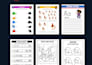 do kids coloring book, activity book, KDP cover, etsy pages